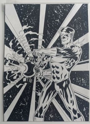 Adrien - 1 Original drawing - Green Lantern - 2016 | Catawiki