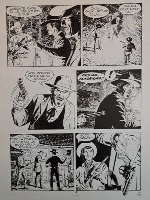Civitelli, Fabio; Nizzi, Claudio - 1 Original page - Tex - Il Presagio | Catawiki