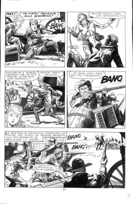 Sergio Tarquinio - Tavola originale "Storia del West" - Pagina 59 | Love Original Art