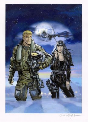 Formosa, Gil - 1 Original cover - Buck Danny T54 - La Nuit du Spectre - 2015 | Catawiki