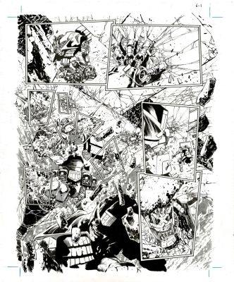 2000AD #2469 p.01 - The Death of a Judge! | Comic Book Art Gallery