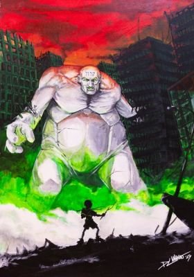 Marescotti, Davide - 1 Original drawing - Coraggio! - 2025