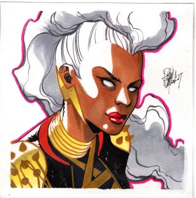 Continue Shopping | STORM COLOURED HEADSHOT ON 5 X 5 PAPER BY ELENA CASAGRANDE | Scott’s Collectables