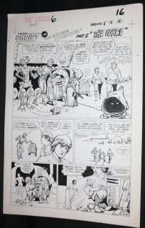 Ernie Colon, Marie Severin - Droids #6 p. 12 - la - chapter splash - retells ‘a new hope‘ from the droids viewpoint -  luke skywalker meets the c-3po and r2d2 - 1987