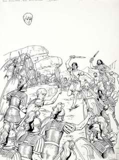 Simon, Christophe (1974) - SIMON, Christophe ALIX. L‘IBERE. Illustration de couverture pour le tome