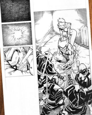 Domenech, Sergi - Œuvre originale - Wolverine #1 Tribute (1982) – Page 1 – Hand Signed Original Ink | Catawiki