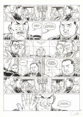 Sylvain Vallée | Planche originale n°50 - Le Vol noir des corbeaux - Il Était une fois en France | Daniel Maghen