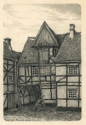 Dulieu, Jean - 1 Original drawing - vrij werk - Reiskoets in Faaborg - 1984 | Catawiki