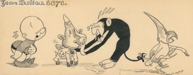 Dulieu, Jean - 1 Original drawing - Paulus de Boskabouter - gesigneerd (begin jaren 1950) | Catawiki