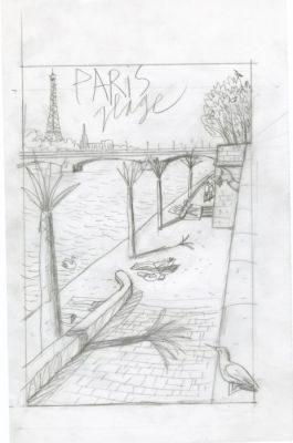 De Loustal, Jacques - 1 Original drawing - Loustal - Projet pour Paris Plage - 2014 | Catawiki