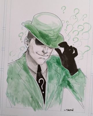 Namé - 1 Original colour drawing - The Question | Catawiki
