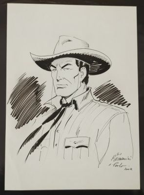 Romanini, Giovanni - 1 Original drawing - Tex - 2007 | Catawiki