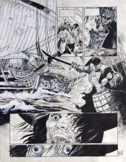 Michel, Guy | Original plate (p.40)  - Surcouf  vol. 1  - â€œLa Naissance d’une Légendeâ€ (2012) | Catawiki