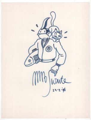 Joost Swarte - 1 Original drawing - Jopo de Pojo - klare lijn - 1996