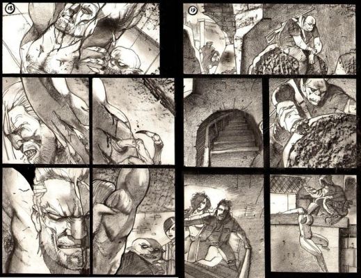 Simon Bisley - 2 Pages d’origine - 13 Coins - #6 | Catawiki