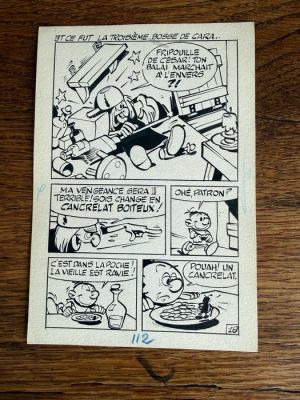 Tillieux, Maurice - 1 Original page + mise en couleur (au dos) - La vieille tige - La vieille tige - 1960 | Catawiki