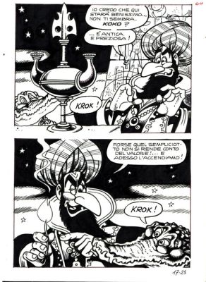 Magnus - 1 Original page - La Compagnia della Forca #17 - "I Due Genii Siamesi" - 1978 | Catawiki