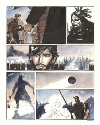 Bernard Vrancken | Nouvelle France, Chapitre V, planche orig | Daniel Maghen