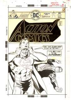 Oksner, Bob - ACTION COMICS (1938-2011) #453 Cover | ComicConnect