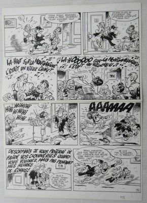 Berck - 1 Original page - Sammy - Lijfwachten in de kostschool / Gorilles au pensionnat - 1976 | Catawiki