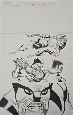 Howard, Chaykin - 1 Original page - Wolverine #59 - pg 13 | Catawiki
