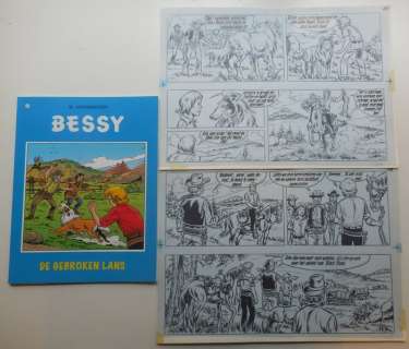 Bessy 29 | Album met originele pagina (p.3)  - De gebroken lans  - sc  - 1e druk heruitgave  - (2011) | Catawiki