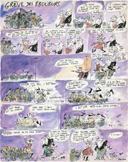 Reiser (1941-1983) | GRÈVE DES ÉBOUEURS | Artcurial