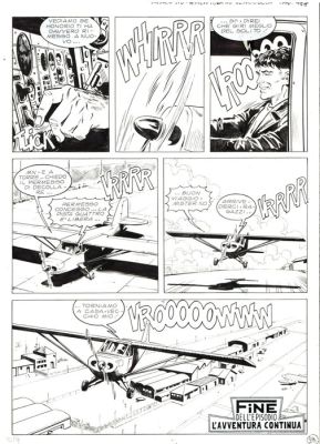 Busticchi, Fabrizio/Paesani, Luana - 1 Original page - Mister No #319 - "Due vite in gioco" - 2001 | Catawiki