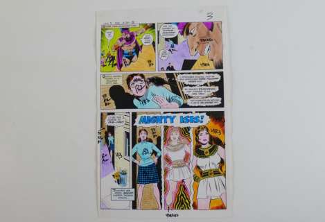 Isis #1 Original Comic Art | Bodnars Auction