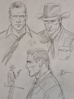 Carnevale, Massimo - 1 Original preliminary drawing - Tex: La Vendetta delle Ombre | Catawiki