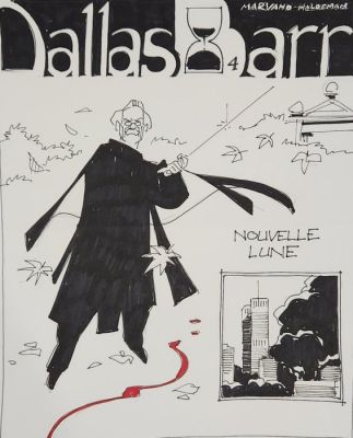 Marvano (Van Oppen, Mark) - 1 Original preliminary drawing - Dallas Barr - Nouvelle Lune - 2005 | Catawiki