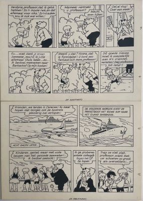 Nys, Jef - 1 Original page - Jommeke - 93 De Haaienrots - 1979 | Catawiki