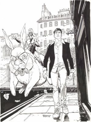 Bruno Brindisi | Couverture originale - Il Signore del silencio - Dylan Dog | Daniel Maghen