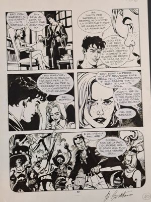 Casertano, Giampiero - 1 Original page - Dylan Dog : La Metà Oscura | Catawiki