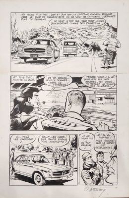 Weinberg, Albert - 1 Original page - Dan Cooper - Tintin sélection - (années 1970) | Catawiki