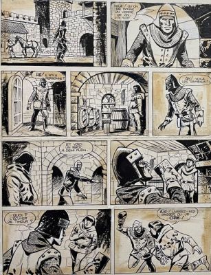 Sirius (Mayeu, Max) - 1 Original page - De Timoers - Le Fils du Croisé - De zoon van de kruisvaarder, Tome 19 - 1966 | Catawiki