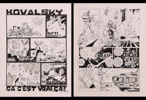 Olivier WOZNIAK. - Kovalsky. 1978. Ens. 2 pièces. | misc / divers