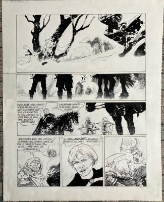 Reculé, Henri - 1 Original page - Castel Armer T1 - La Geste du Temple - 1994 | Catawiki