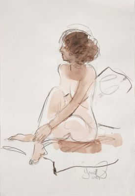 Corboz, Yannick - 1 Dessin original - Nu - 2025 | Catawiki
