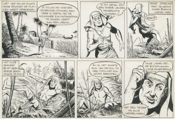 Vlottes, Dick - 1 Page d’origine - Senmoet - (jaren 1960) | Catawiki