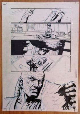 Atilio Rojo - 1 Original page - Snake ayes-storm shadow/Gijoe - #21 - 2014 | Catawiki
