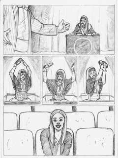 The Theatre Bizarre matita page 3 | Avalon Comic Art