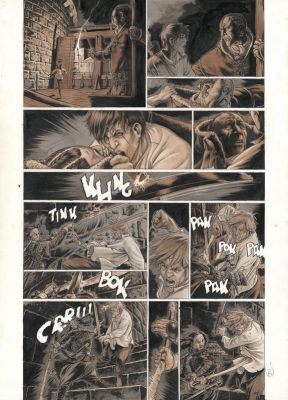 Eric Bourgier | Planche originale n°50 - Livre II - Drekkars - Servitude | Daniel Maghen
