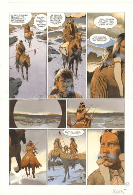 Christian Rossi | Comanche Trail, Planche originale n° 107 | Daniel Maghen