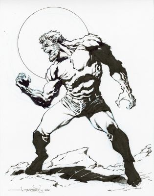 Aaron Lopresti | Werewolf by Night 2 sketch | Aaron Lopresti