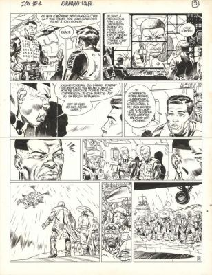 Ralph Meyer | Planche originale n°9 - Un singe électrique - IAN | Daniel Maghen