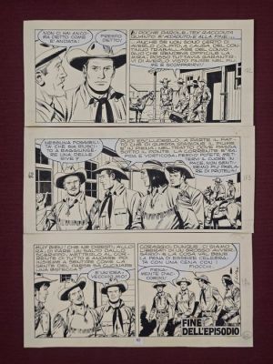 Guglielmo, Letteri - 1 Original page - Tex - Fine Episodio | Catawiki