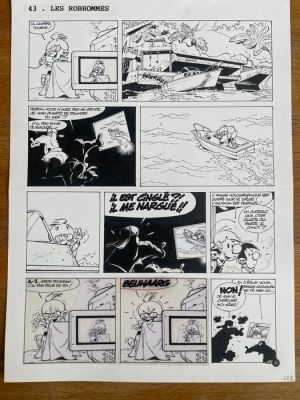 Pierre Seron - 1 Original page - Les Petits Hommes - Opération Q.I. - 2004 | Catawiki