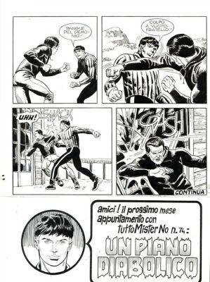 Diso, Roberto - 1 Original page - Mister No #73 - "Sangue sulla neve" - 1981 | Catawiki