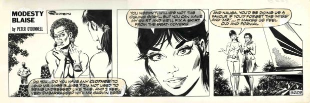 Enric Badia Romero | Modesty Blaise – Original daily strip #3228 – Romero | Origin Of Comics